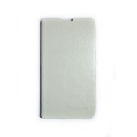 Кожаный чехол-книжка Lenovo S898/S8 white