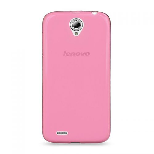 Силиконовая накладка для Lenovo A5000 pink 0.3mm
